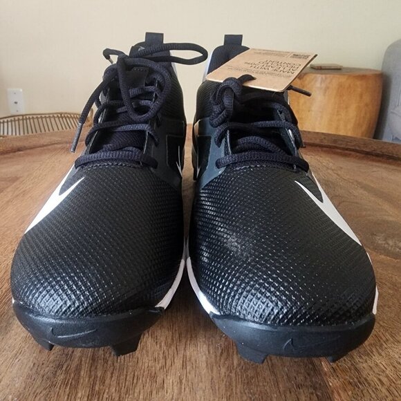 Nike Alpha Menace 4 Shark Wide Black Mens Cleats FQ3875 001 Mismatched 11/10.5